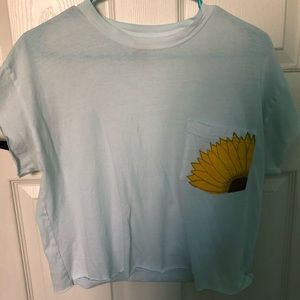 Custom painted crop top